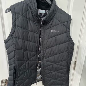 Columbia Black Quilted Omniheat Vest